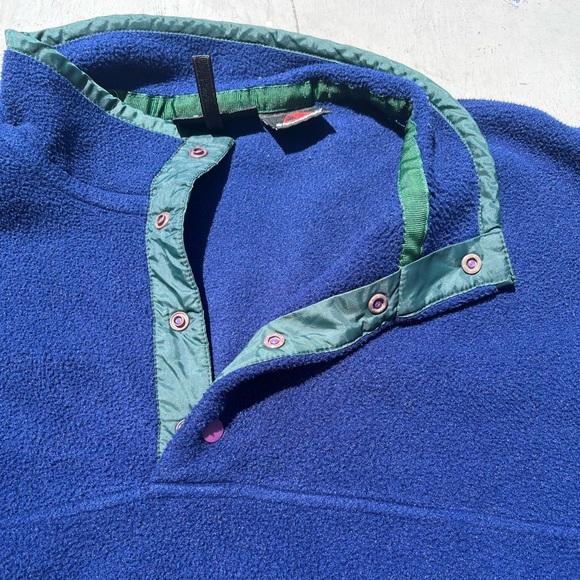 Men's Layers Sweater Blue Pullover NO SIZE Baselayer Camp Hike Outdoor PolarTec - Picture 2 of 13